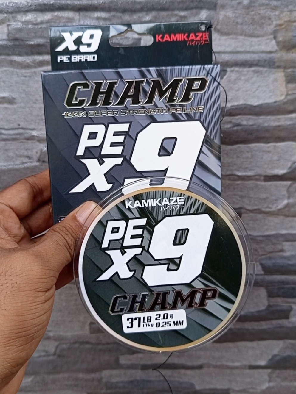 Senar PE Kamikaze Champ X9, Braid Premium Salt&Fresh Water Fishing Game #wibgajian #cuantanpabatas #ramadhanekstraseru #senarpe #pe #kamikazechampx9 #senarpancing #senarpesuperkuat #castingfishing🎣 #alatpancing #jiggingfishing #poppingfishing #mancing #mancingmania #CapCut 