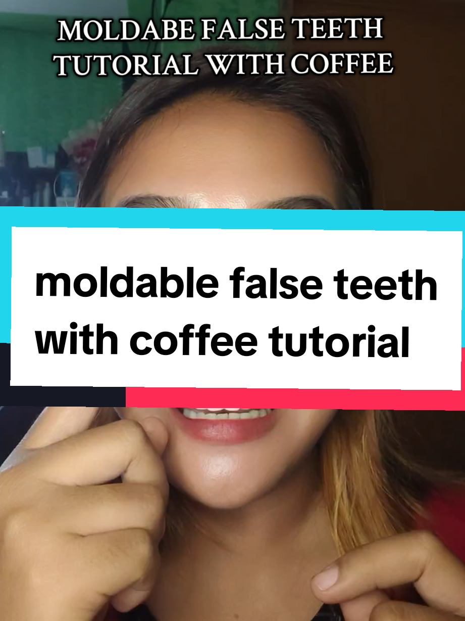 Moldable False Teeth With Coffee 🦷 ✓bungi ✓sungki ✓gapteeth ✓crack teeth ✓yellow teeth ✓sirang pustiso #moldablefalseteethwithcoffe #moldablefalseteethtutorial #paanoilagayangmoldablefalseteeth 