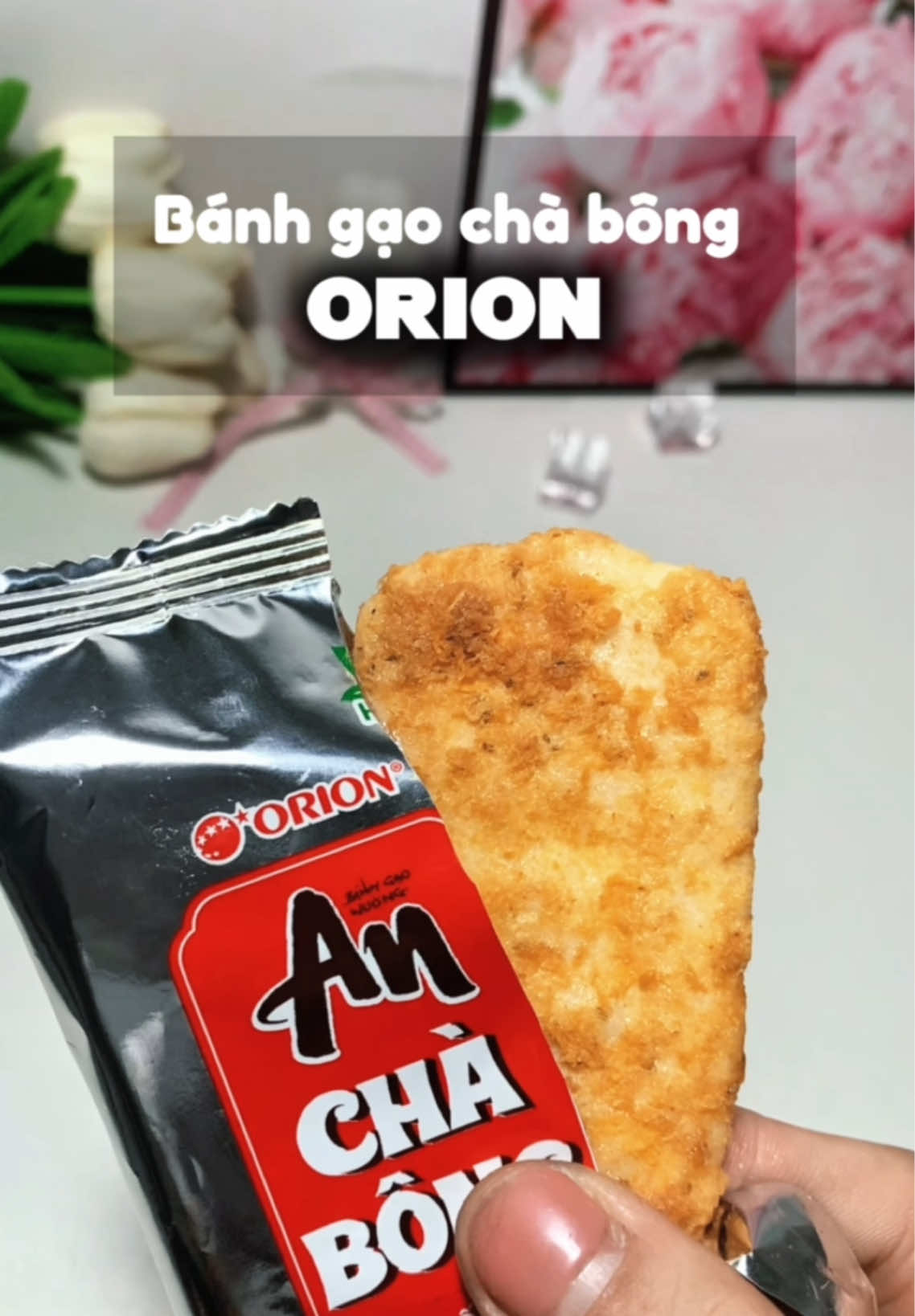 Bánh gạp chà bông orion#banhgao #banhanvat #anvat #viarl #trending #xuhuongtiktok #tiktokshop 