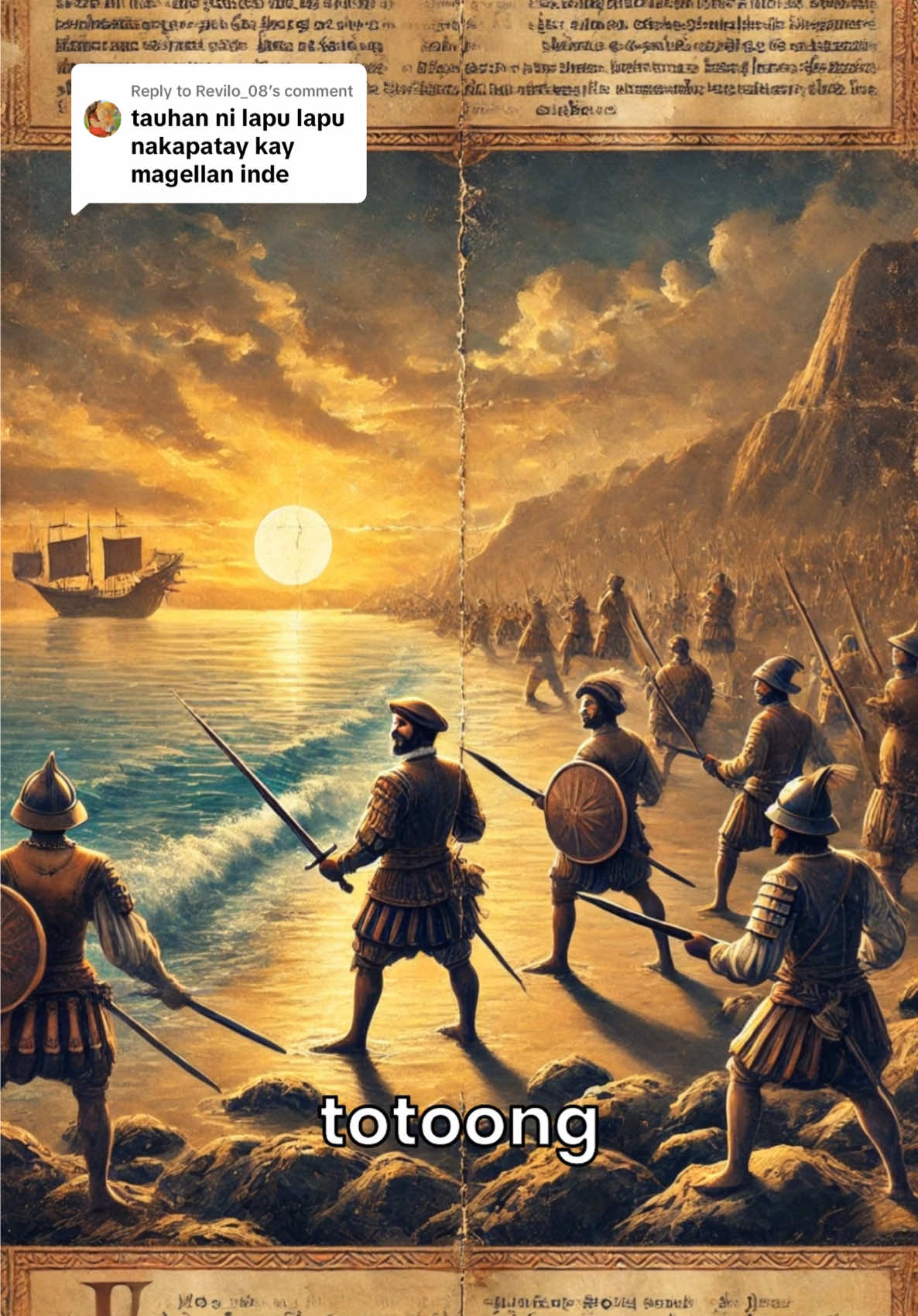 Replying to @Revilo_08 - Sino nga ba ang totoong pumatay kay Magellan? Balikan natin ang makasaysayang labanan sa Mactan! #History101 #LapuLapu #Magellan #FYP #Trending #Viral #Philippines #FYPシ #Shorts #Reels #TikTokHistory #foryou 