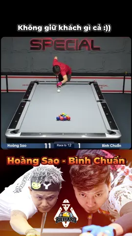 Anh Hoàng cho anh Bình thân ghế hợp nhất chỉ biết khua tay lắc đầu 😂 #bida #billiard #nineball #hoangsao 