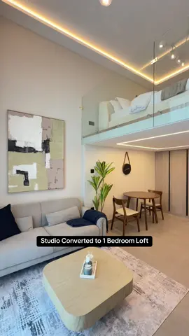 Studio converted to 1 bedroom loft #dubai #realestate #dubai🇦🇪 #offplan #investors #uk #india #russia #germany #emaar #nakheel #nakheeldubai #london #china #pakistan 