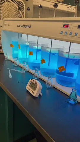 granular activated carbon (gac) and methylene blue adsorbtion lab in environmental, geotechnics, and hydraulics lab class 🧪🥼⚗️🥽 #lehighengineering #lehigh #environmentalengineering #lab 