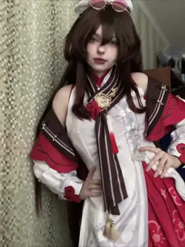 Тгк:|инимака|‹𝟹 #hutao#GenshinImpact#cosplay 