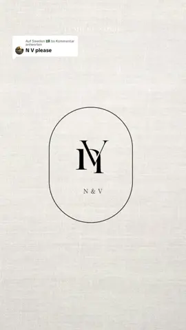 N & V Logo Design #repost 