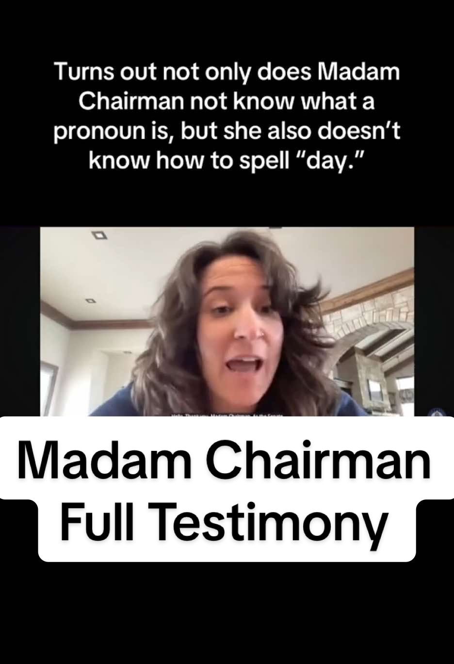 New to TikTok, so I figured I share the full context of my testimony to Madam Chairman. … #transrightsarehumanrights #transrights #womensrights 
