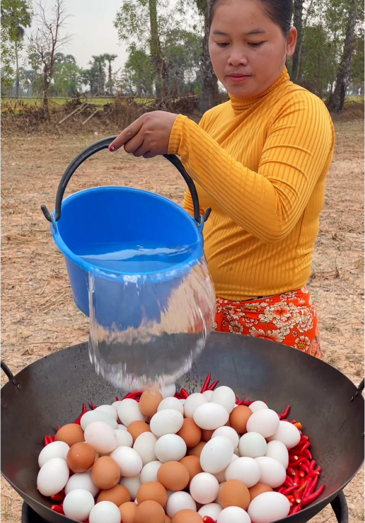 Easy Steamed Eggs with Minced Pork​ #tiktokfood