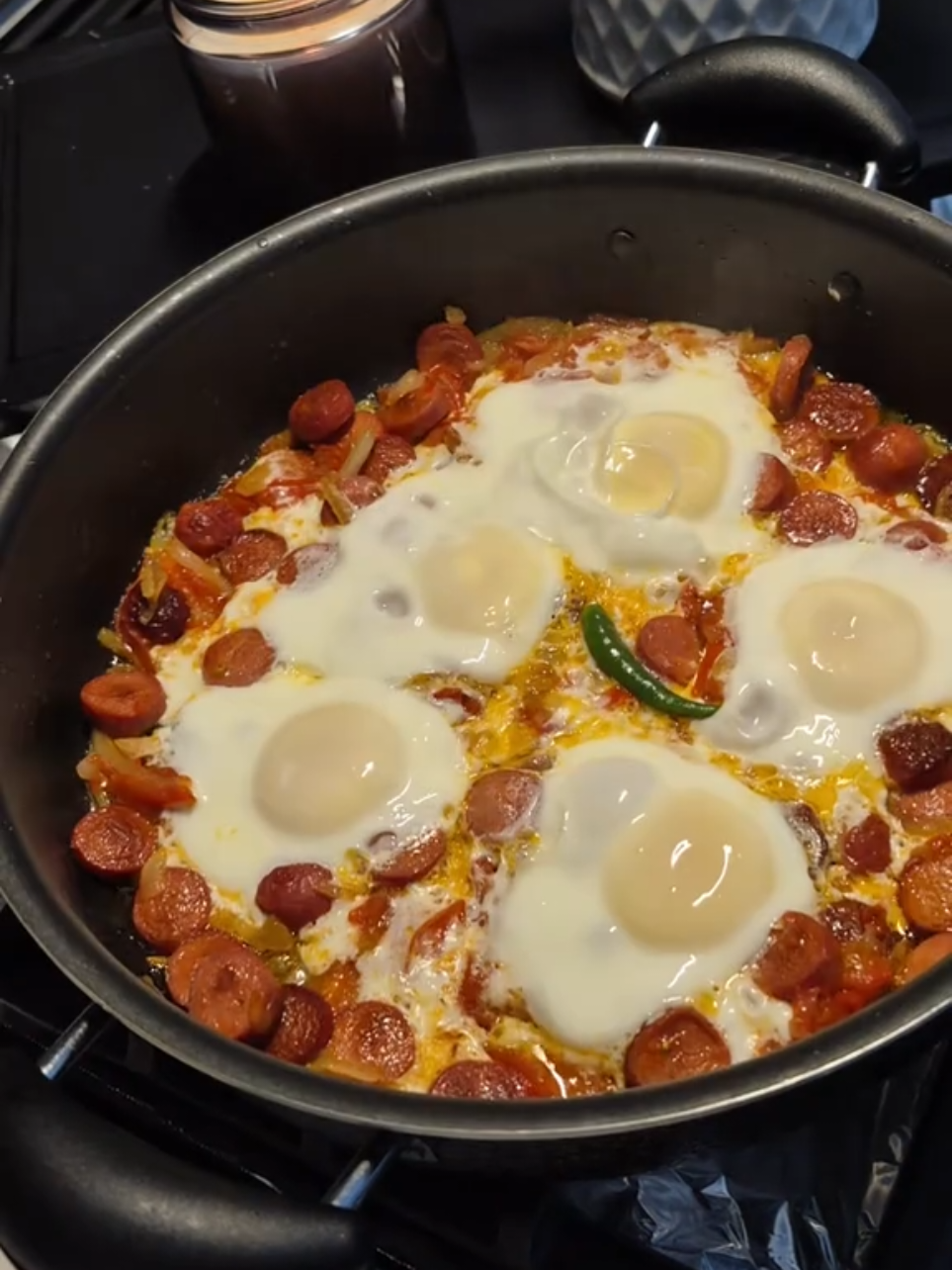 one of my favorite sausage egg recipe, try this recipe and you will be surprised.  #fyp #viral_video #breakfast #hotdog #mexicanhotdogs #breakfastideas #egg #sausage 