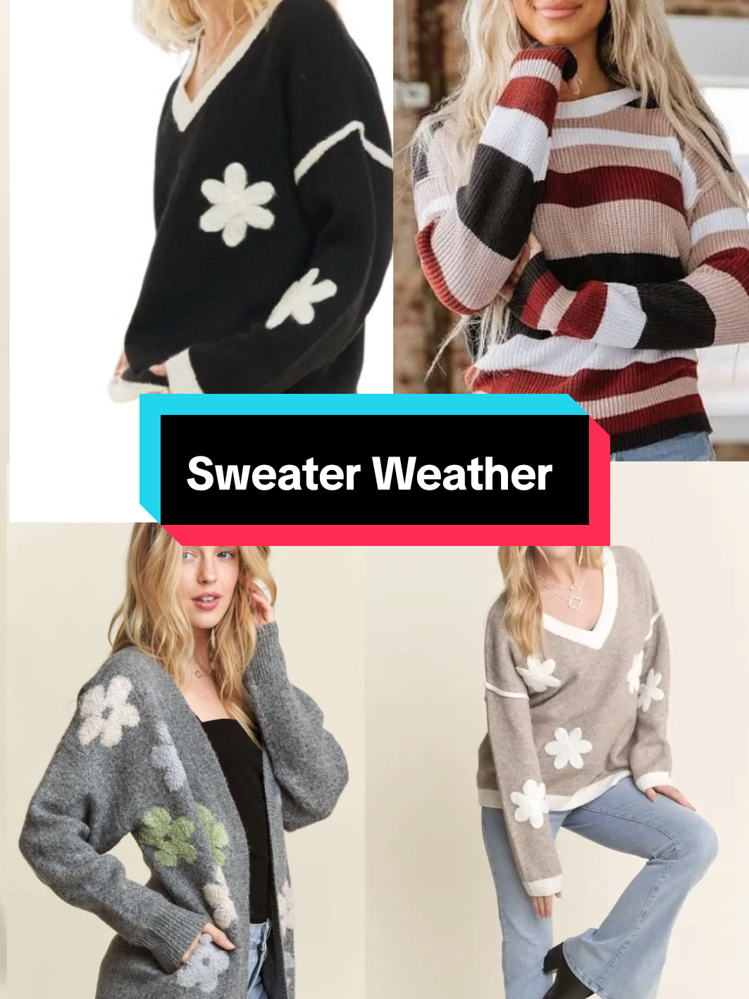Cozy up for less! ❄️🔥 New sweater arrivals just dropped—on sale now! 🛍️ Grab yours before they’re gone! #WinterFashion #SweaterWeather #vogueforless 