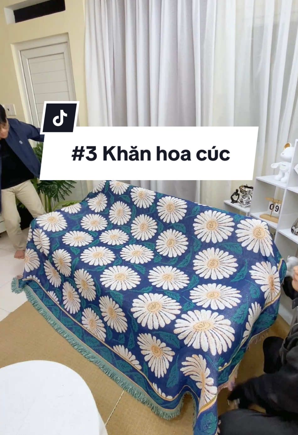 Khăn trải đc 2 mặt lun đó nha các chị😘 #kenhome #khantraisofa #thamtraisofa #trangtrisofa 