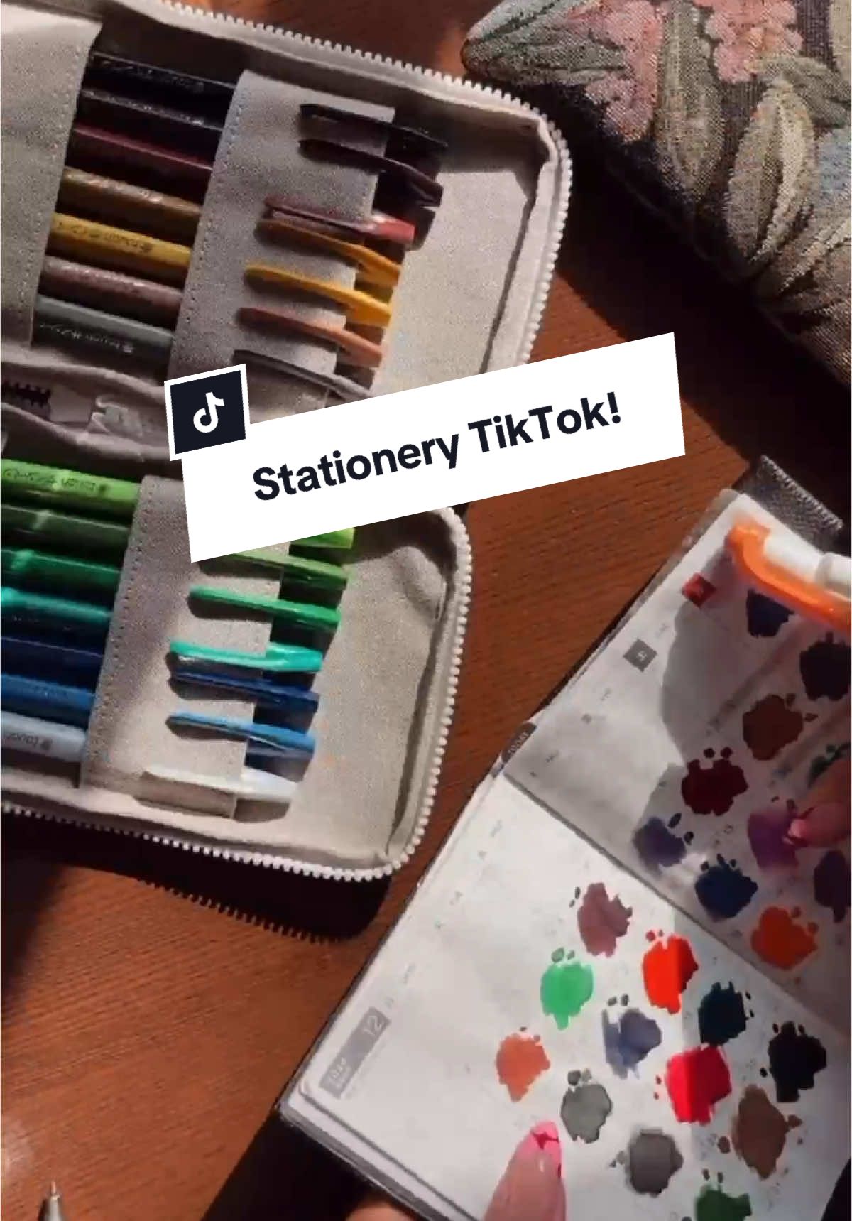 Welcome to stationery TikTok! New stationery is IN! Functional stationery storage is a must! #pentelbrushpens  #pentelmulti8 #pentel 