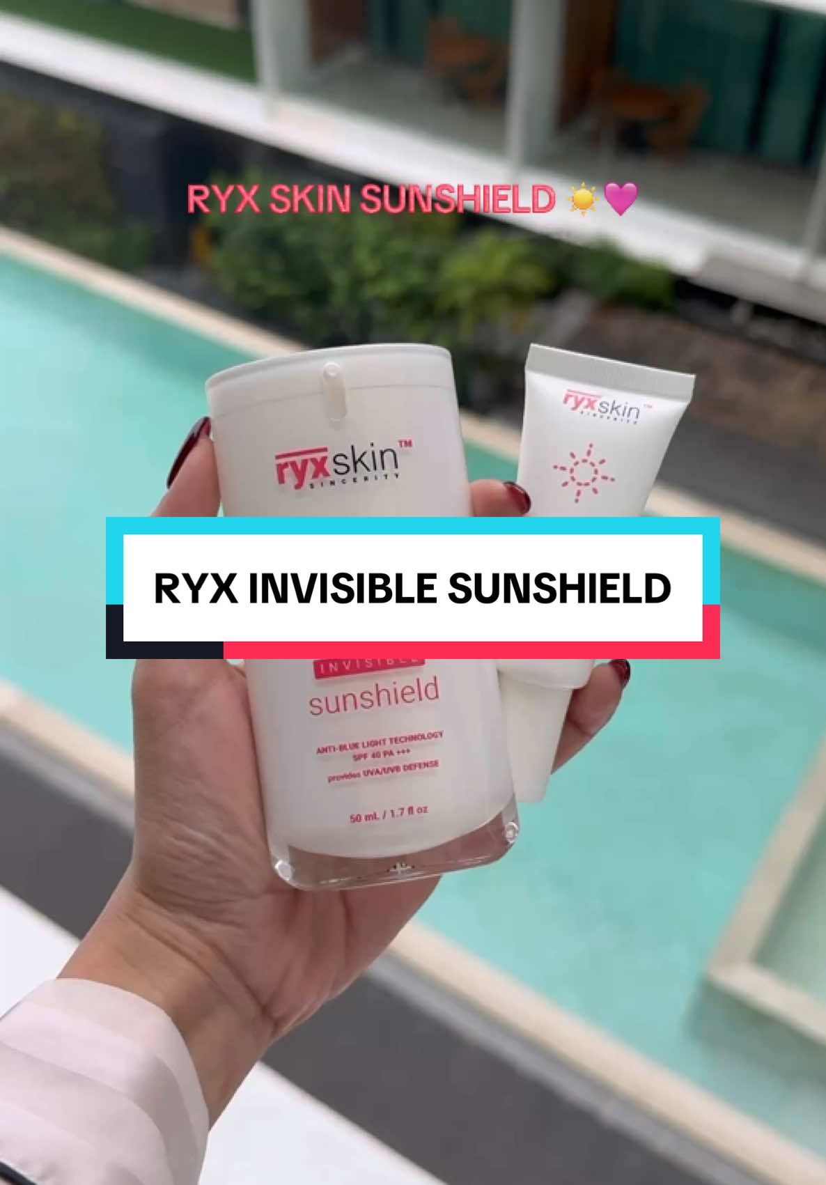 Ito yung best na local sunscreen na binabalik balikan ko talaga 💖 #ryxskinsincerity #invisiblesunshield #sunscreen 