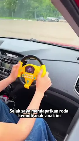 Sejak saya membeli setir anak ini, anak saya tidak lagi rewel saat mengendarai mobil. Kereta dorong bayi juga dapat digunakan, dan anak-anak sangat bersenang-senang menggunakannya.#Mainan #mainananak #mobil