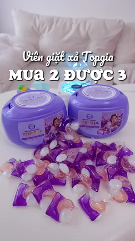 viên giặt Topgia bữa nay Mua 2 được 3 hộp luôn nè #ngocminreview #LearnOnTikTok #topgia #viengiat 
