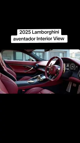 2025 Lamborghini Aventador Interior View #lamborghini #lamborghiniaventador  #carusa #usa #luxurycar 