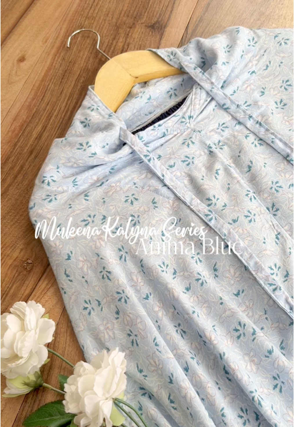 kalau masih ada di keranjang gercepin cekout 😱💙🤍✨     #masyaallahtabarakkallah #mukenarayon #mukenatarawih #Mukenanyaman #fypdongggggggggシ #fyp #cantik #blue #bestseller #mukenaadem #viral #2025 