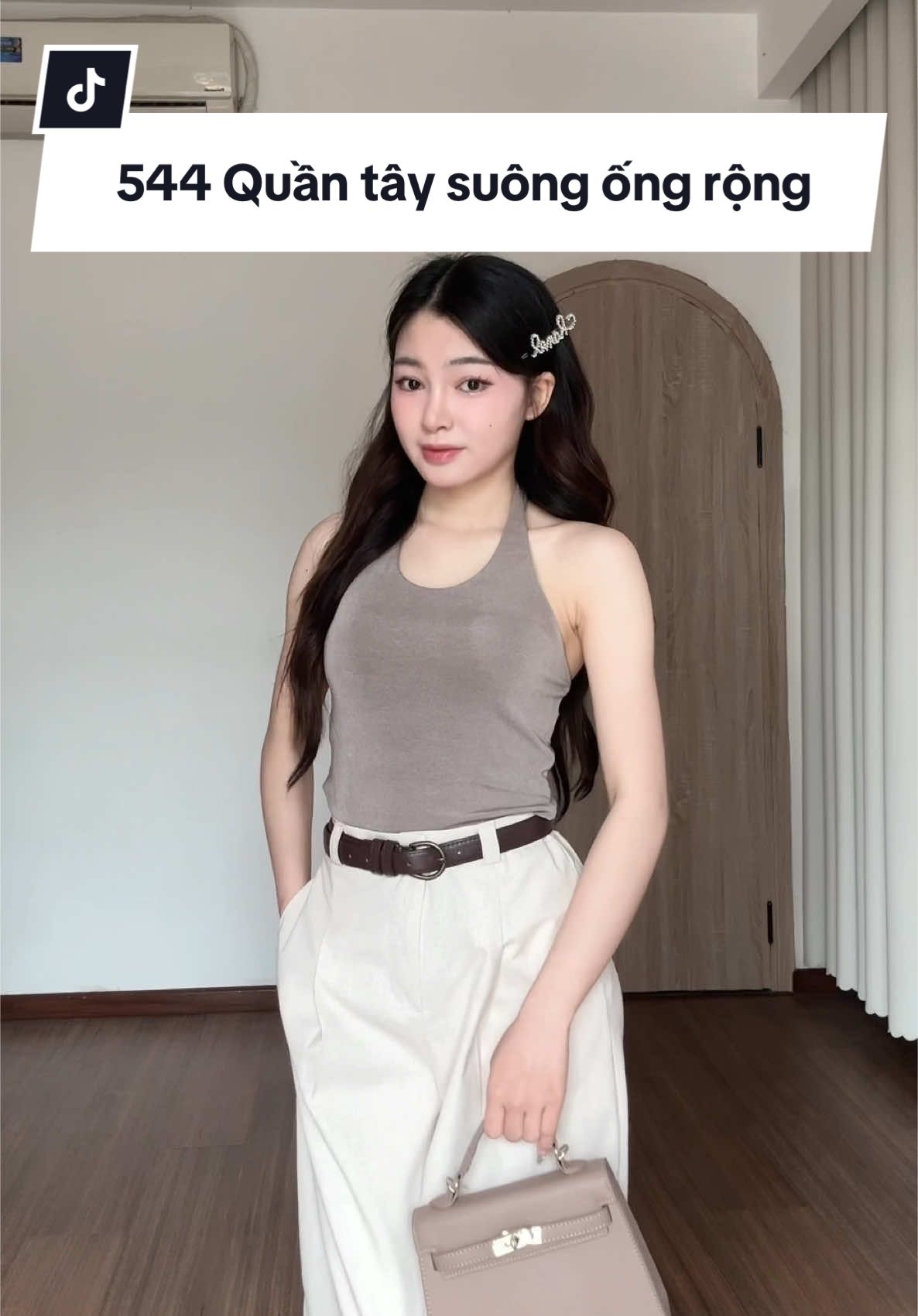 Quần tây suông ống rộng @Shop Loxo House #reviewquanao #fyp #goclamdep #quantay #quanongrong #quanongsuong 