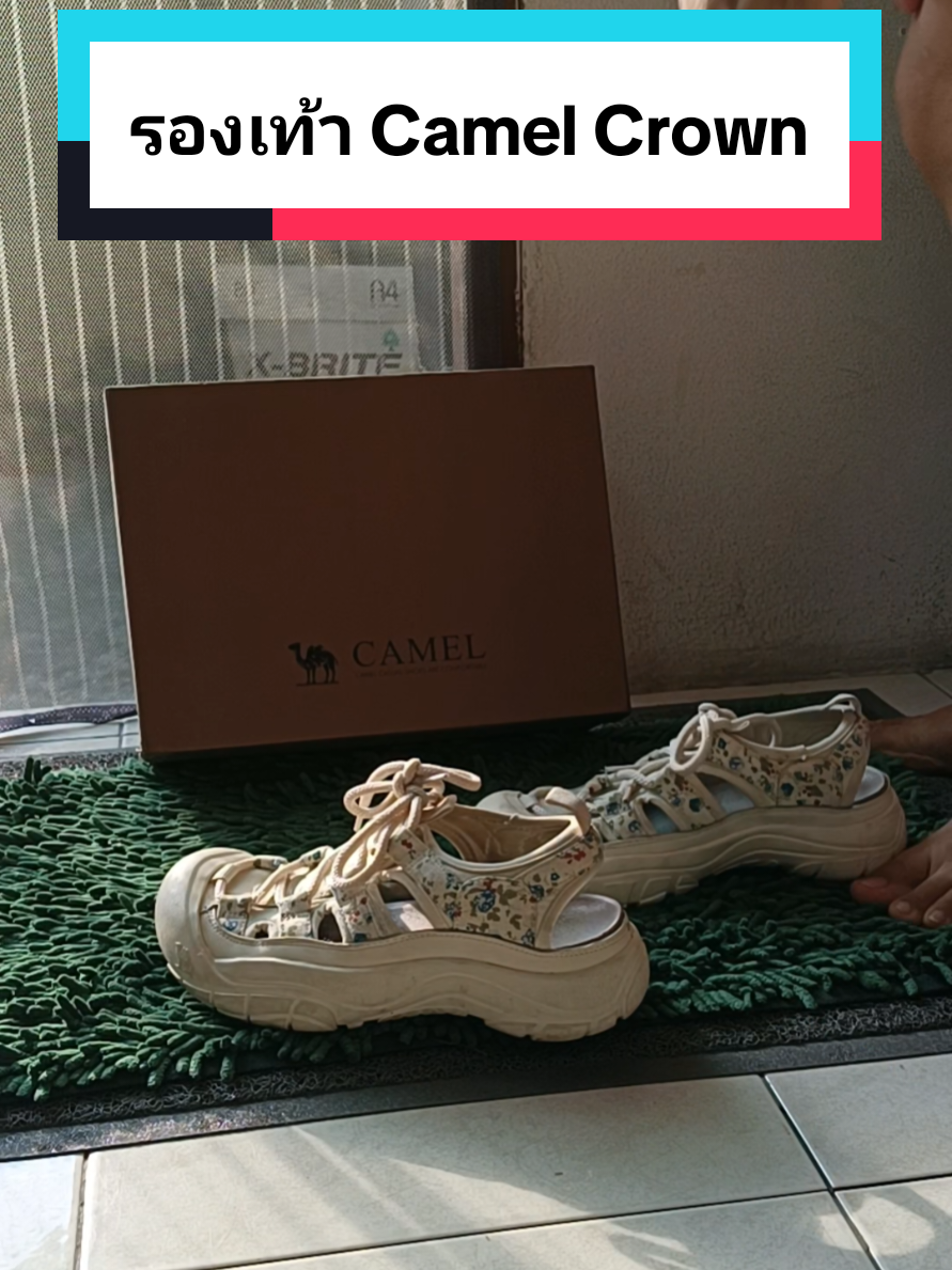 CAMEL CROEN,รองเท้าแตะกีฬา,พิมพ์ลายดอกไม้ #camel #camel crown #รองเท้าแตะกีฬา #รีวิวรองเท้า  #รองเท้ารัดส้น #รองเท้าชายหาด #รองเท้ากลางแจ้ง #พี่ต่าย wassana (รีวิว