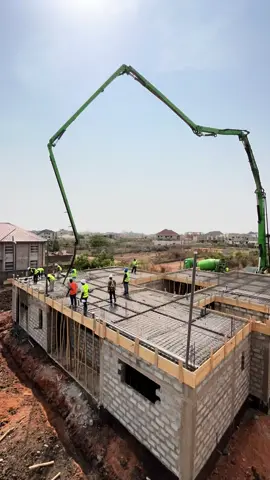 Concrete Day 🏗️ #fypp #modernhouses #constructionlife #qualityconstruction  #structure #realestateinghana  #concreteday #socialmediamarketing