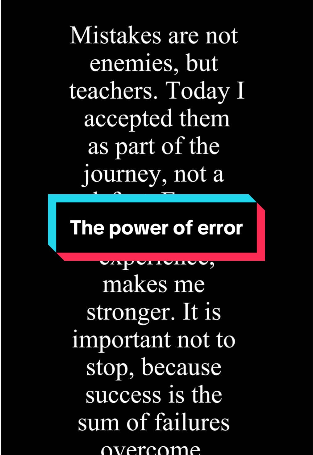 The power of error #improveyourenglish #motivation #teleprompter #practiceenglish 