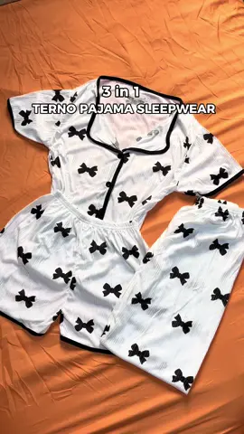 huuyy apakaganda at mura lang neto at 3 in 1 na yan! #sleepwear #sleepwearfashion #sleepwearterno #3in1sleepwear #ternopajama #pajamaterno 
