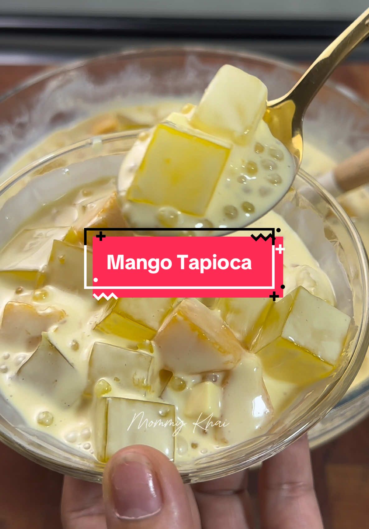 Mango Tapioca  Ingredients:  2 large ripe Mangoes  1 pack Mr.Gulaman  1/2 - 1 cup Small Sago  1 can Mango Condensed Creamer  1 pack All-Purpose Cream #creatorsearchinsights #fyp #fypツ #fypage #fyppp #fyppppppppppppppppppppppp #viral #viralvideo #food #Foodie #mangotapioca  1/2 cup Cheese, diced  1 bottle Nata de Coco