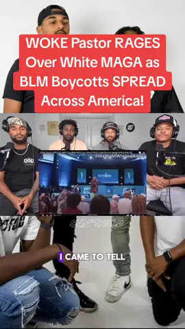 WOKE Pastor RAGES Over White MAGA as BLM Boycotts SPREAD Across America! #cartierfamily #cnnnews #reaction 