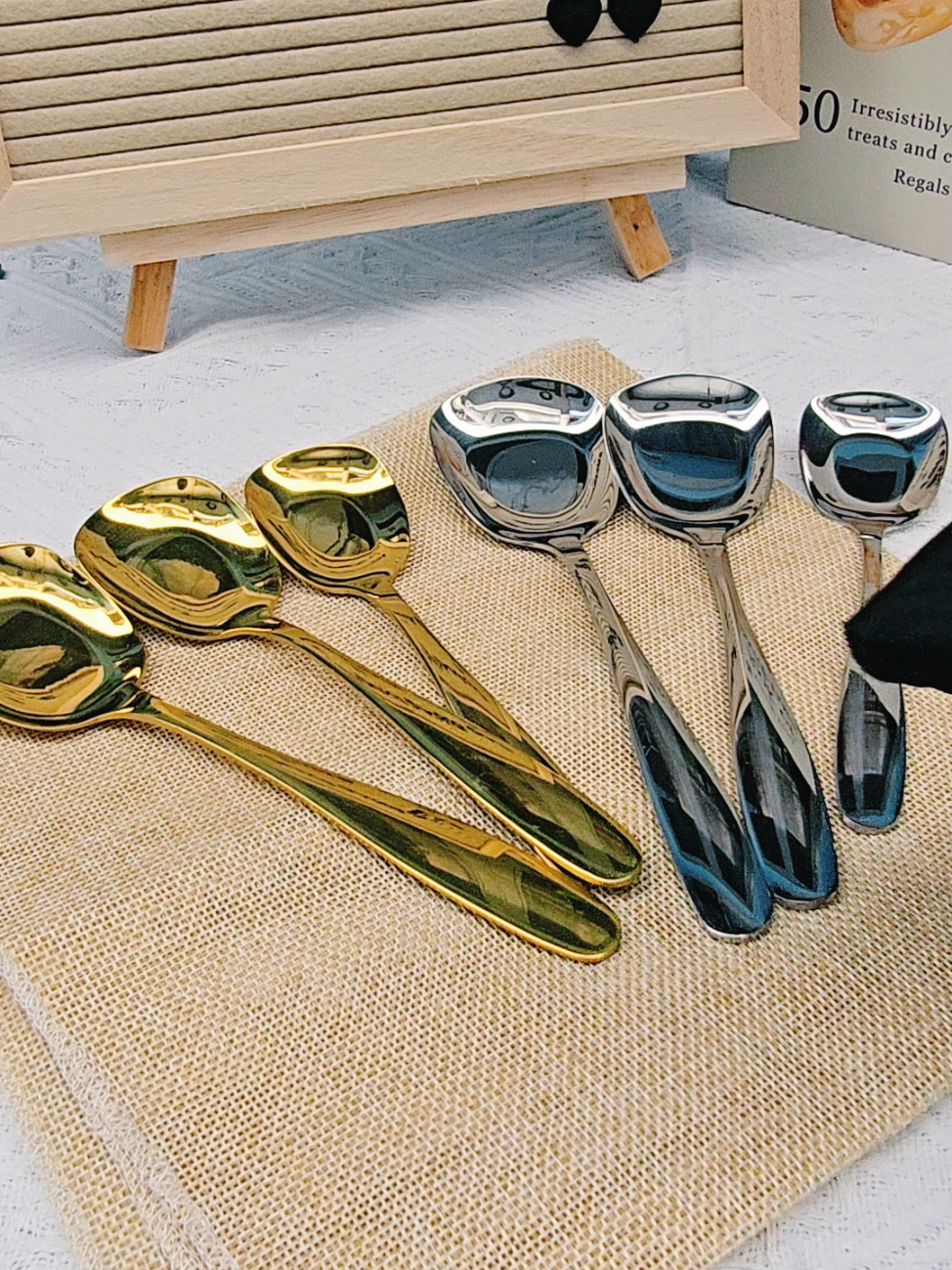 Muỗng ăn cơm đầu vuông Inox 304 thiết kế mới nhất #dogiadung #giadungbepgiare #giadunginox #giadungbep #muongancom 