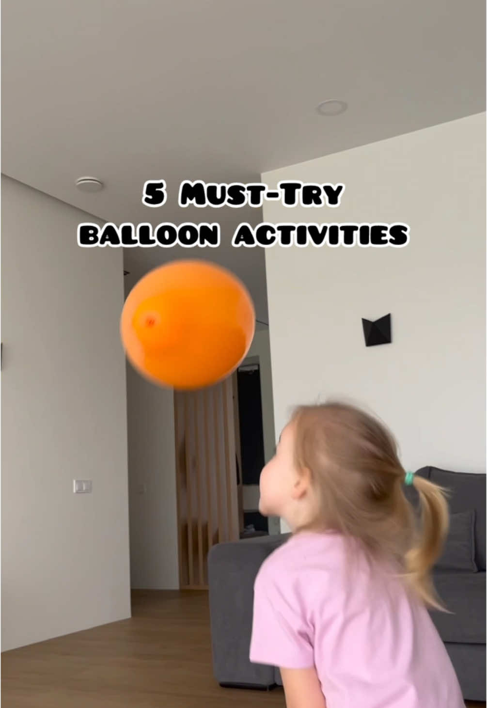 Try this 5 balloon activities that boost Brain & Body Development! 🔥 #kidsports #toddlermom #toddleractivities #preschoolathome  #learnthroughplay #momlife #physicaldevelopment #balloonfun