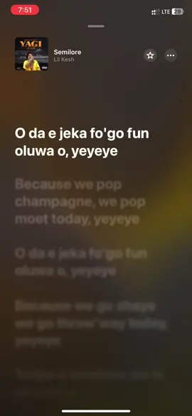Semilore 🎵- Lil Kesh ❤️🎶🎶  #applemusic #lyricalsteeze #lyrics #lyricsvideos #fypシ #toluemmanuel_ #lilkesh #semilore 