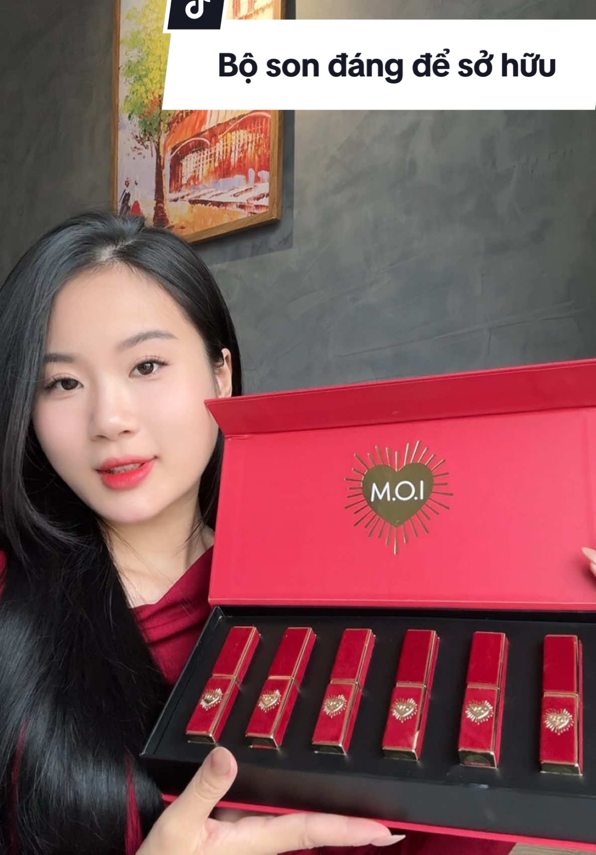 Chiếc son màu siêu đẹp dành cho các chị em❤️ #mebexiuxiu ##moicosmetics #queenofrose #sonnuhoang #sonthoi #makeup #lamdep #trangdiem 