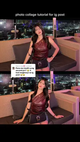 Replying to @Saji 🎀 here’s the tutorial on how to collage pictures for ig post! App name: Photo Layout #fyp #ighacks #instagram #photolayout 