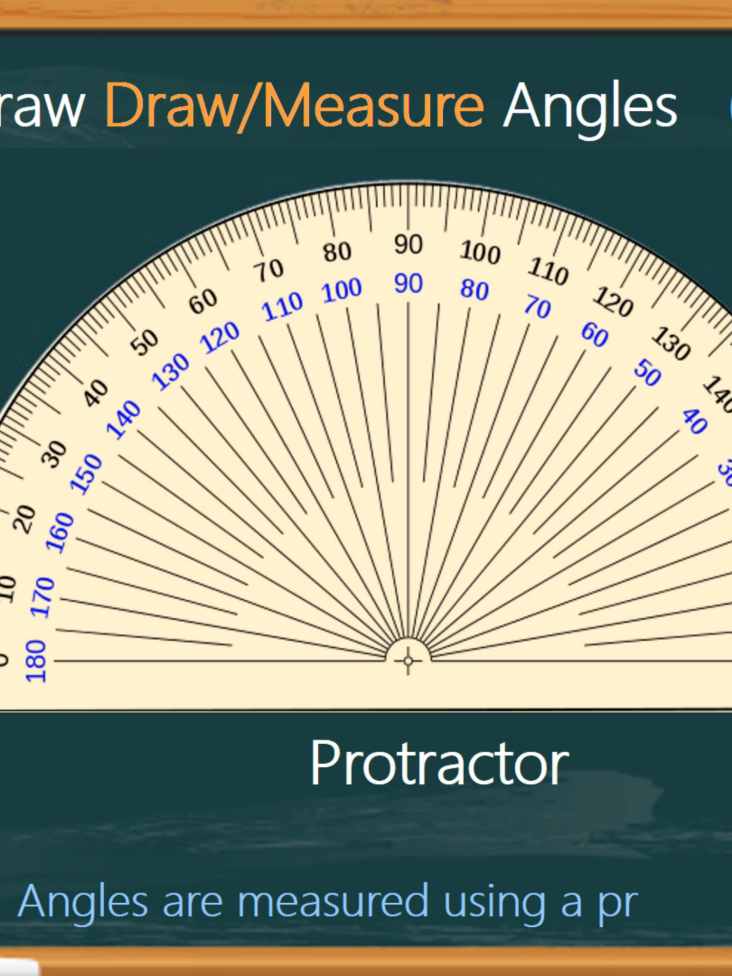 Mastering the use of a protractor #mathstutor   #fyp