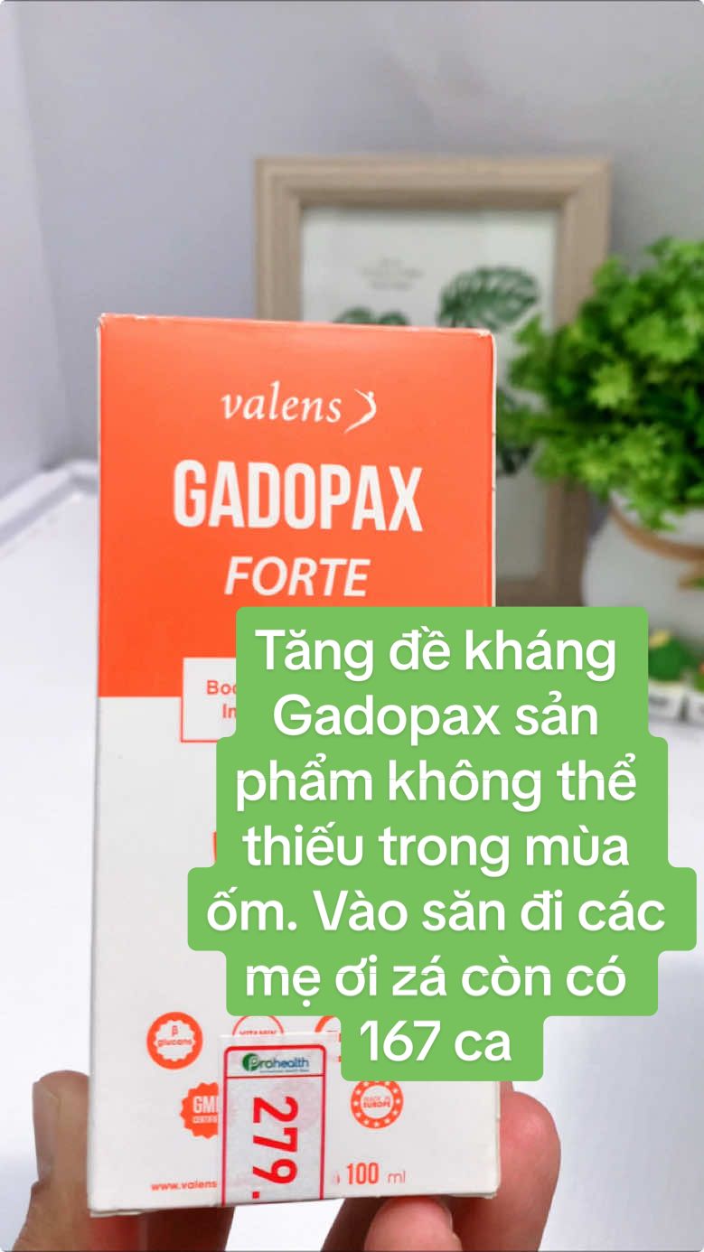 Bé nhà các mẹ gặp tình trạng hay ốm vặt? mới ốm dậy hay đang cần tăng cường sức đề kháng mẹ tham khảo sản phẩm này Cho con nhé. Gadopax được nhập khẩu chính hãng từ châu Âu bổ sung Beta Glucan với hàm lượng cao và các vi chất vitamin C, vitamin D, Kẽm hỗ trợ tăng cường hệ miễn dịch cho con. Sản phẩm có rạng siro ngọt giúp con dễ hợp tác. Các mẹ tham khảo cho con dùng nhé #gadopax #tăngđềkháng #gadopaxforte #giadinhchauphat1010 