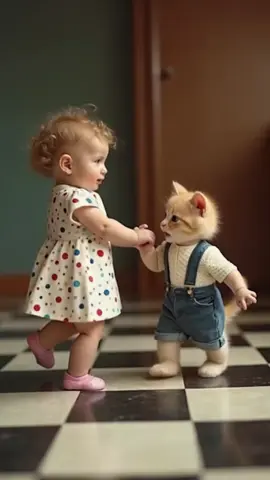 Dancing babies, dancing kitties #kittylove #catlover #kittensoftiktok #kittiesoftiktok #catsoftiktok #kittylove #paratiiiiiiiiiiiiiiiiiiiiiiiiiiiiiii #bailando #dancer #fyp #happy #aicommunity #aicreation 