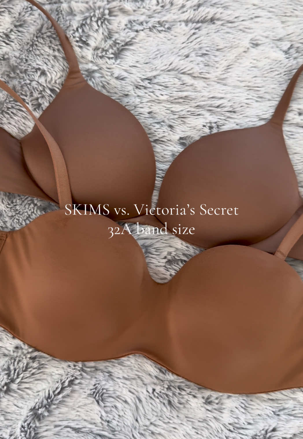 FYI before buying your first @SKIMS bra! Fortunately (well not really) my VS bras were always a little loose, so my Skims ones ended up fitting perfectly. #skims #victoriassecret #brasizinghelp #32a 
