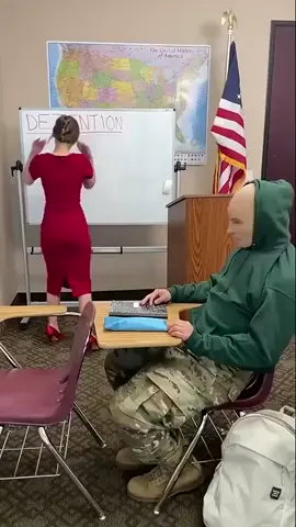 Teacher Astonished By Her Army Husband's Arrival In School! 💞 #fyp #Love #reunion