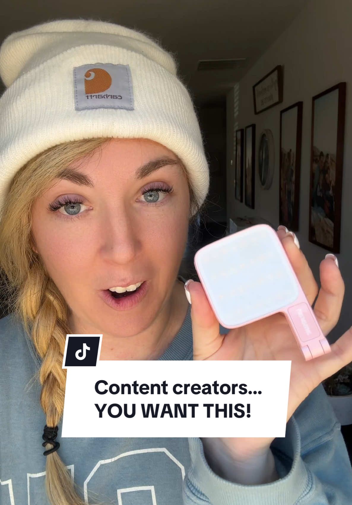 FINALLY! A phone light that is compact, cute and multifunctional!  This little light is magnetic, fits in my pocketbook like a dream and is a lot easier to use while I’m out in public!  #phonelight #contentcreators #contentcreatorsoftiktok #tiktokshopaffiliate #phoneaccessories #compactmirror 