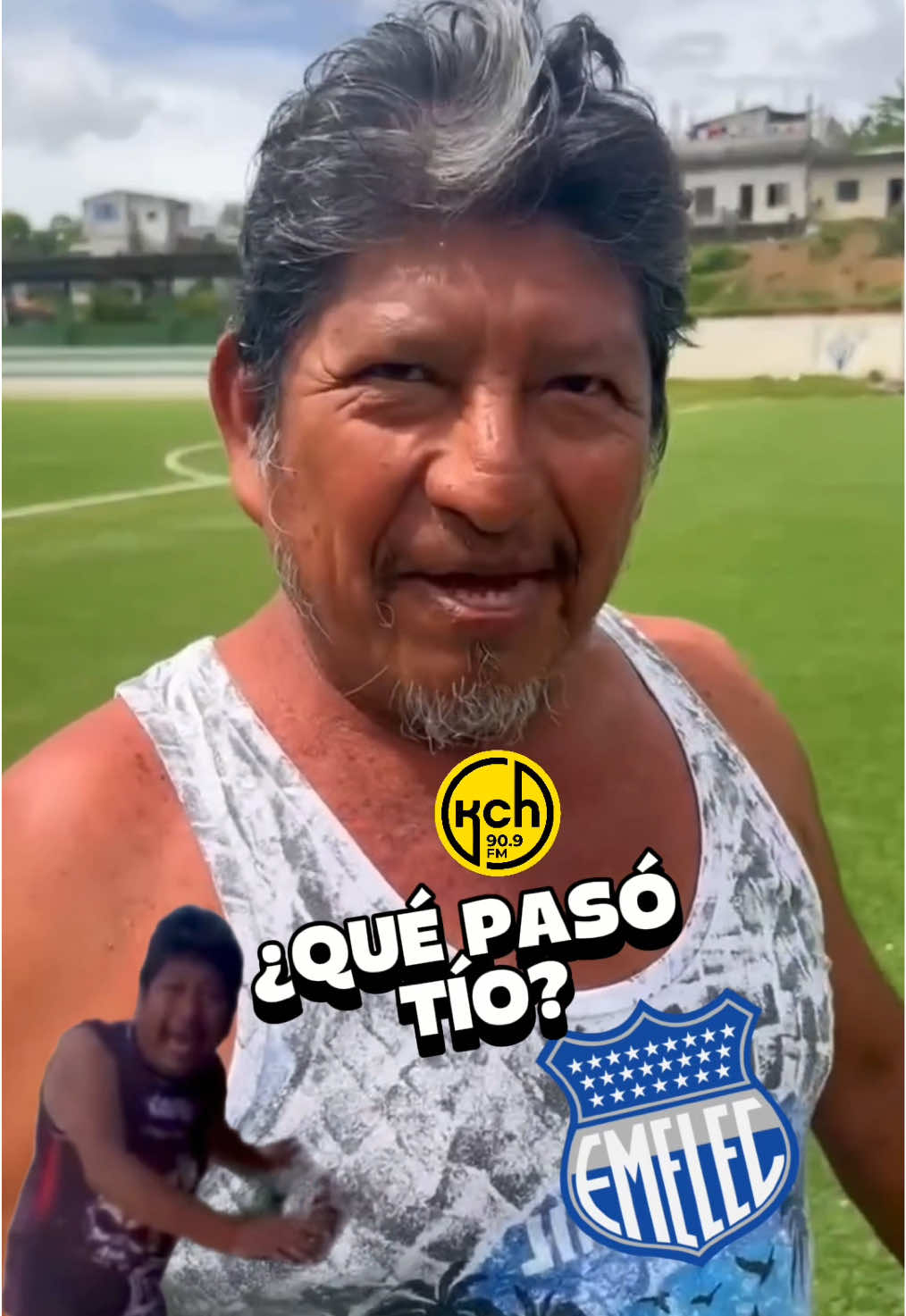 #Viral 🤣 ¿Qué pasó tío? PERDIÓ EMELEEEEEC 😭 El hincha más viral del bombillo fue descubierto por el periodista Diego Arcos y contó cómo fue ese momento en que dijo su popular frase que usan los barcelonistas para molestar a los azules 🤣🤣 quédate hasta el final ⚡️¡Perdió Emelec! 😔 🎥 Diego Arcos  #emelec #quepasotio #Meme 