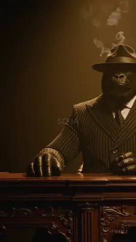 MAFIA DOS MACACOS #mafia #mob #boss #gorilla #ia #videoviral