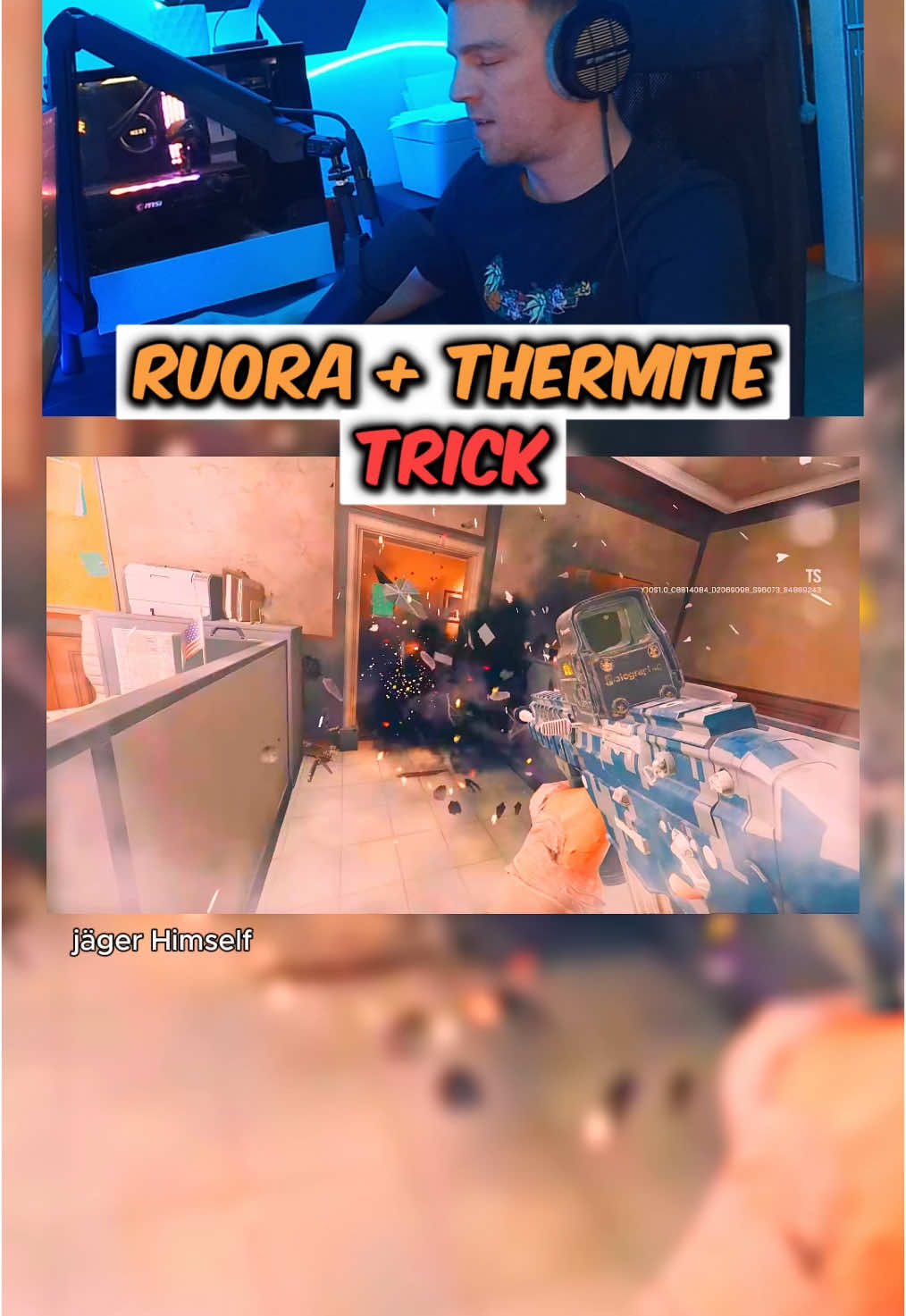 Rauora + Thermite Trick #rainbowsixsiege #r6siege #rainbowsixsiegememes #gaming #fds #fürdich #foryoupage #fy 