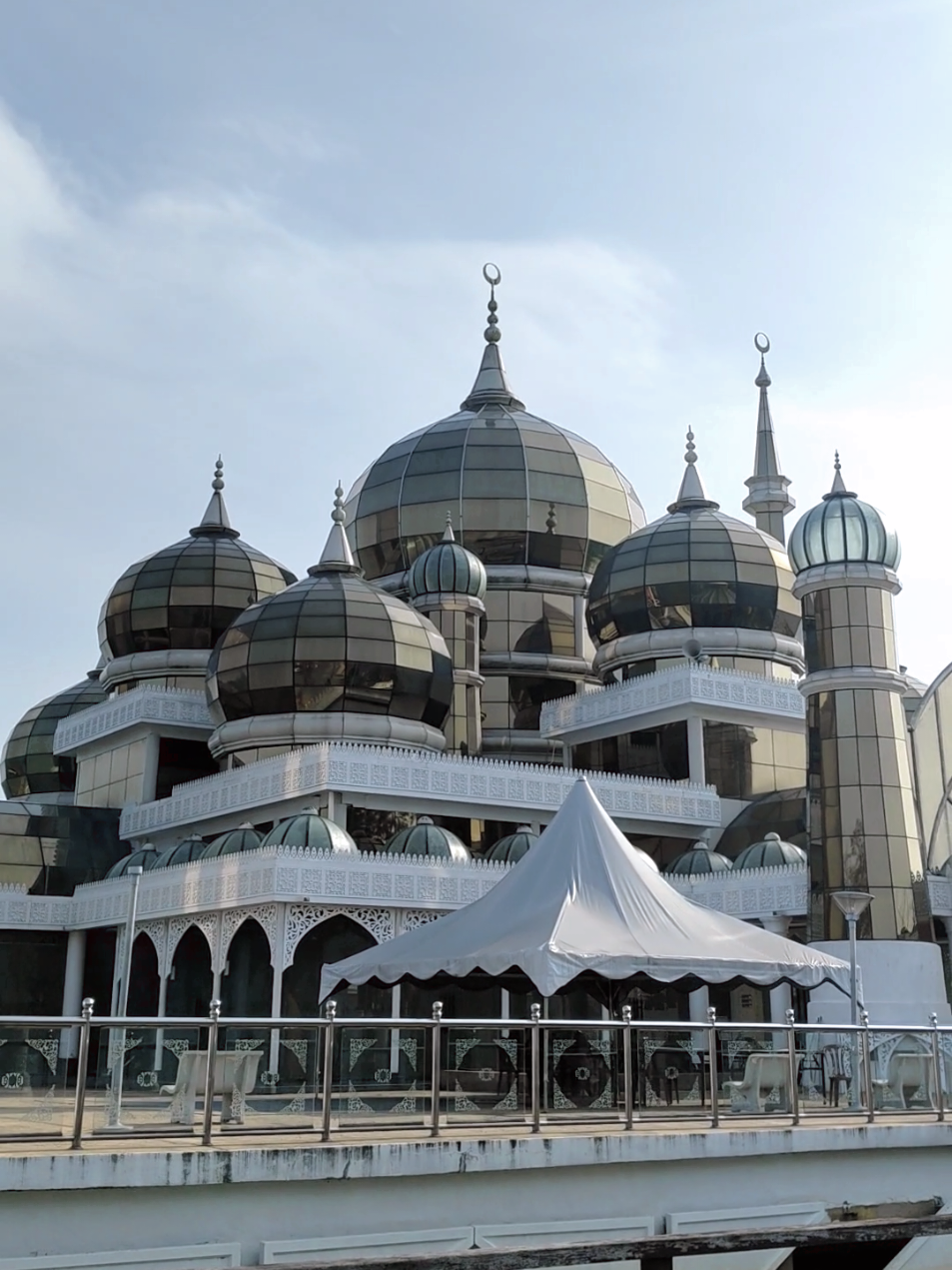 Masjid Kristal - Kuala Terengganu  🇲🇾 #mosque  #terengganu  #malaysia  #travel 