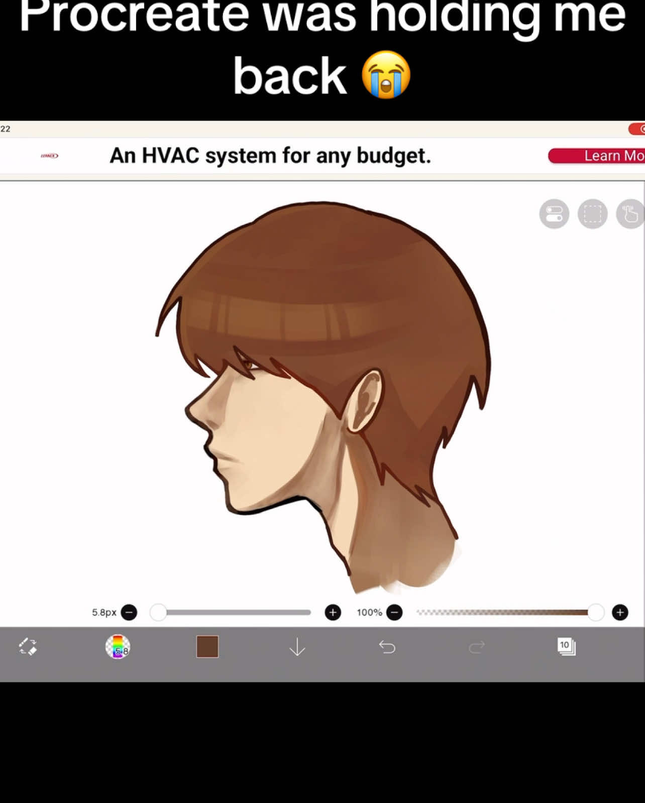 EDIT: I dont care about people fighting ME in the comments since I find it entertaining, and I don't take many things seriously, but you guys need to know that everyone has DIFFERENT OPINIONS. Not everyone will like procreate, not everyone will like ibis. So that I don't have to explain anymore, I don't like procreate is because I personally don't enjoy the process. Don't get me wrong, all the art I ended up liking was made in procreate, not Ibis. Ibis is enjoyable to use but I find it harder to make good art on it. Both have flaws, but I undeestand why people may have mistaken the message of the Video. The bad procreate drawing was only bad because I had lost motivation due to art block, and playing around with ibis was a way for me to get out of that art block, since I find that taking a break from something I had been using for a long time helped me find motivation again. Please respect eachother in the comments, even though I know nobody reading this long ahh paragraph. . . . #art #procreate #ibispaintx 