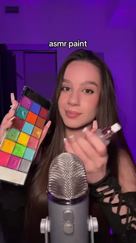 Asmr paint 🎨 and mouth sounds triggers for sleep 😴 #asmr #asmrsounds #asmrvideo #asmrtriggers #asmr_tingles #paint #mouthsounds 