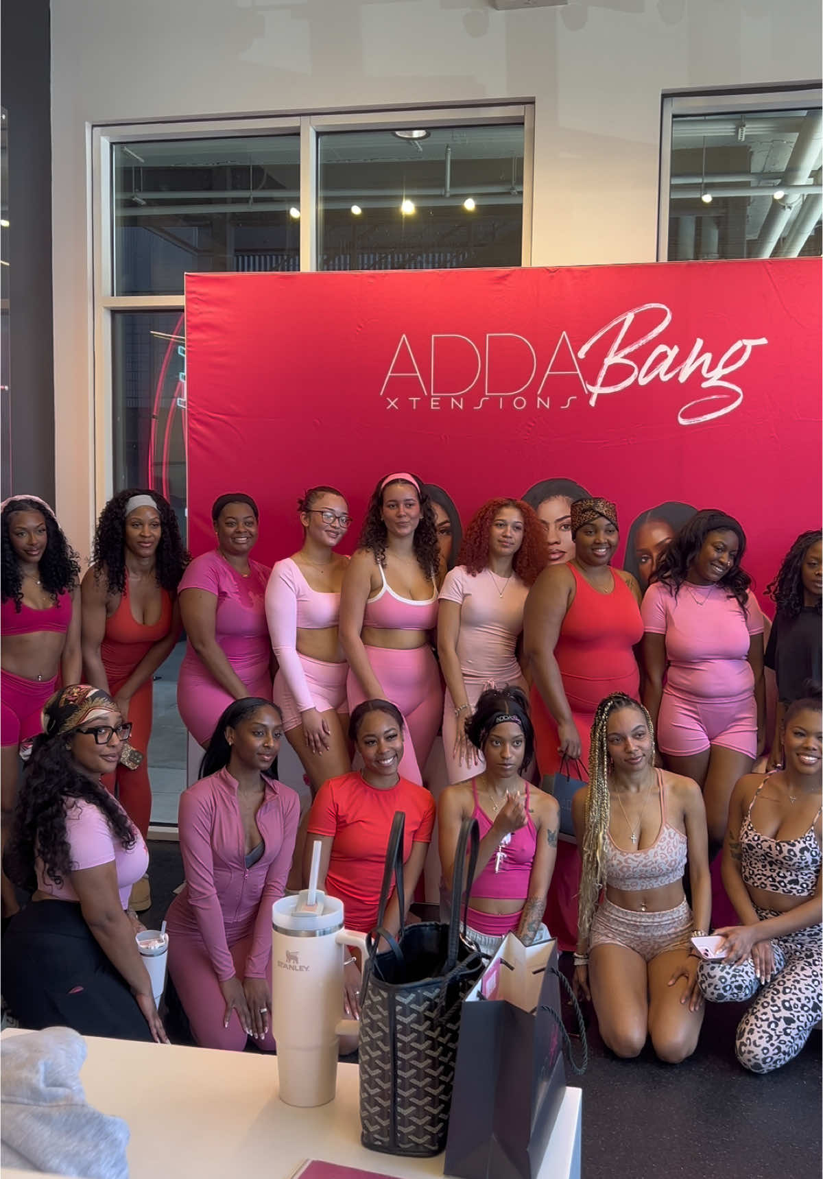 hot pilates nearly took me out!!! but thank you @TheBangWay @Sweat EXT for having me!!! 💝 such a beautiful event! #addabang #hotpilates #brandevent 