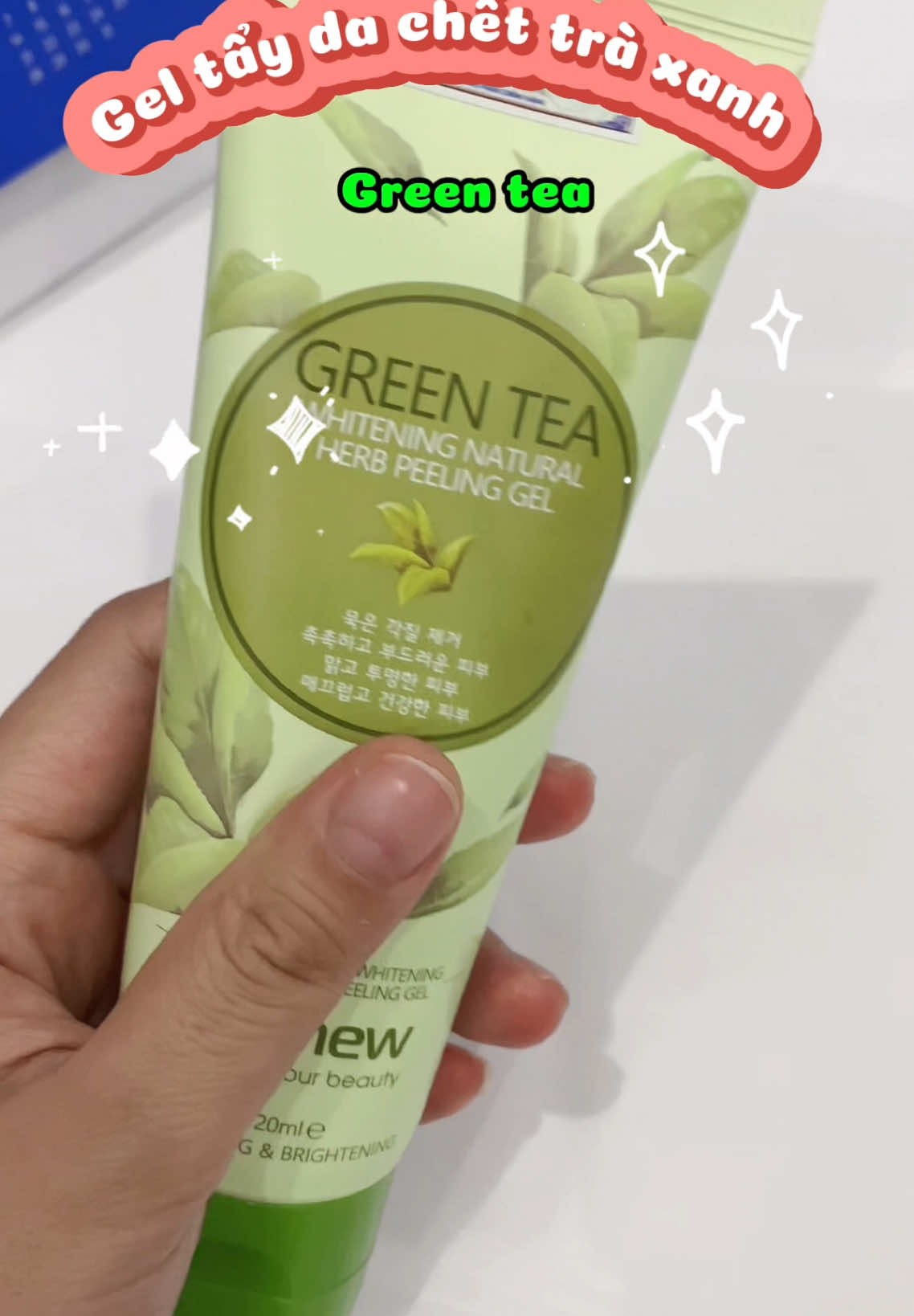Gel tẩy tế bào chết trà xanh Green tea