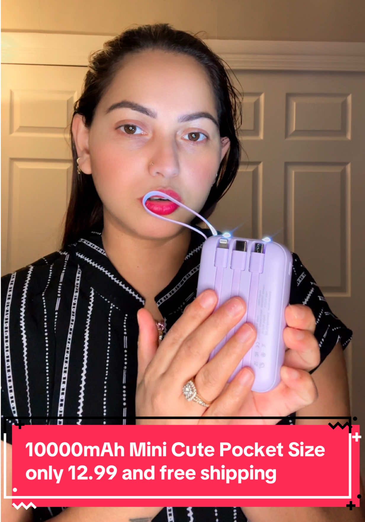 10000mAh Mini Cute Pocket Size 5V2A Fast Charging Multifunctional Power Bank #charger #phone #iphone #samsung #fyp #foryoupage #fypシ #tiktokshop #useful #travel #loveyourself @LADAPU Power Bank #viral_video #goviral #tiktokmademebuyit 