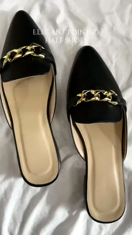 MALL QUALITY!! Very classy and elegant to wear. Get yours now ladies 🛒💕 #foryou #foryoupage #halfpointedshoes #1inch #halfshoes #leather #affliate #classy #elegant #affordable 