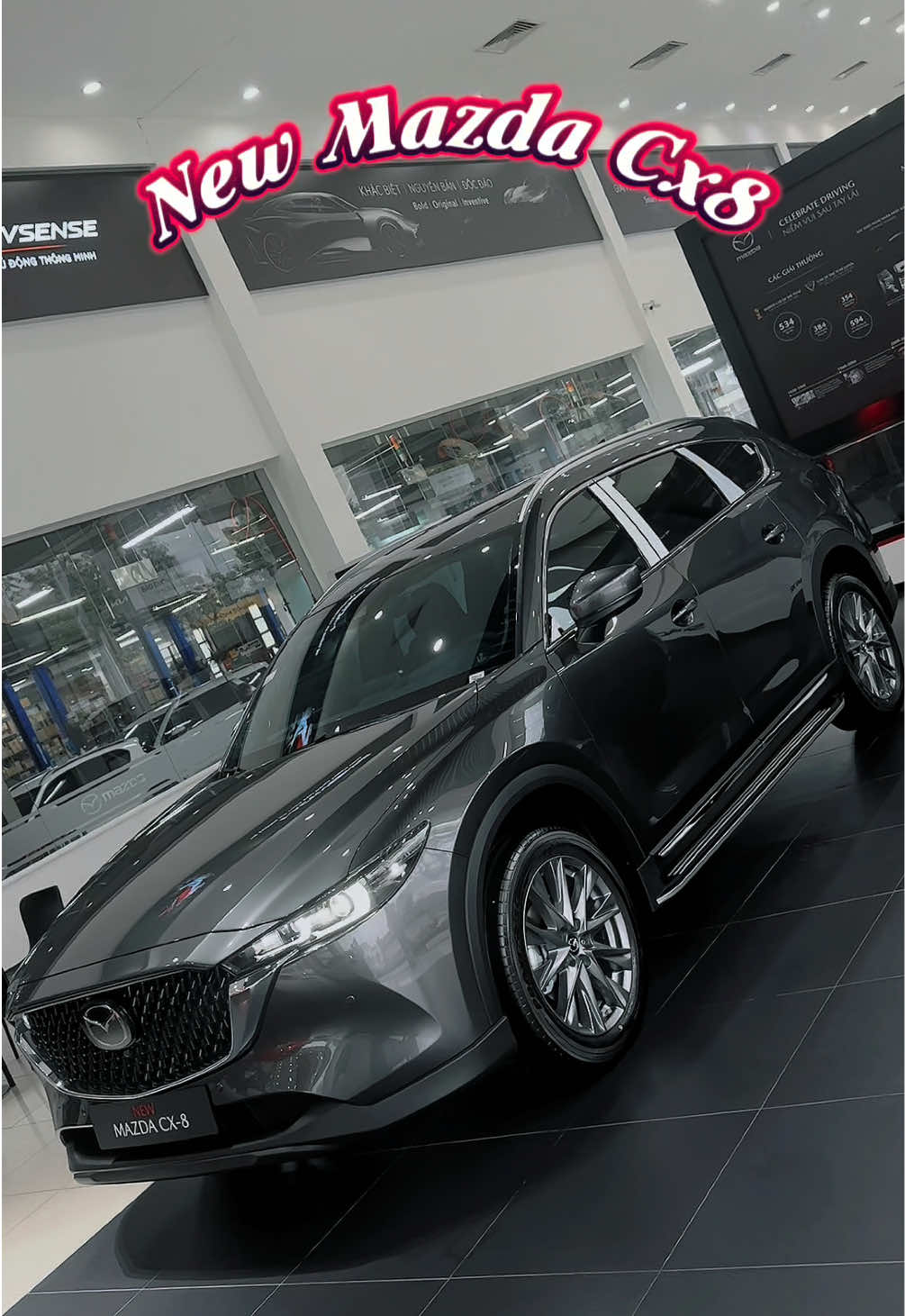 Mazda Cx8 Xám Titan Mới #cx8 #mazda #mazdacx8 #mazdaphanhuyich #vannhomazda #xuhuong #xe 