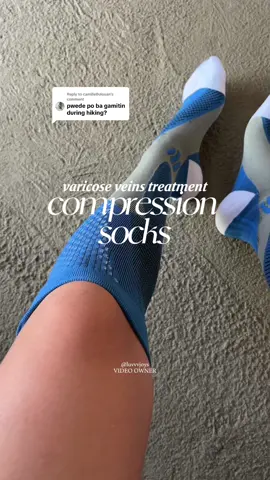 Replying to @camilleBulosan yes na yes mi🥰 #compressionsocks #compressiongarment #compression #varicoseveinstreatment 